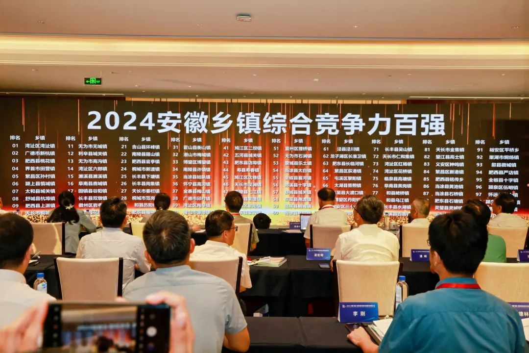 最新！2024安徽鄉(xiāng)鎮(zhèn)綜合競(jìng)爭(zhēng)力百?gòu)?qiáng)榜發(fā)布